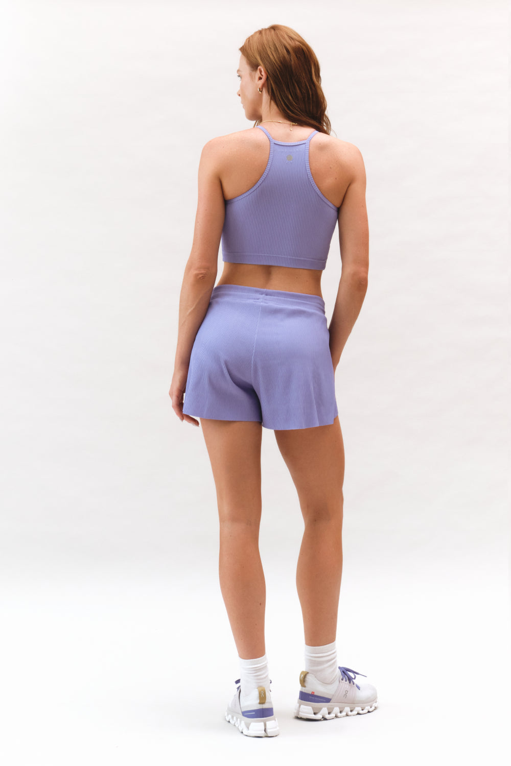 SHORTS RUN PLEATS LAVANDA