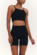 TOP CROPPED FLOW SEM COSTURA PRETO